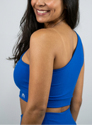 Conjunto short e top de um ombro